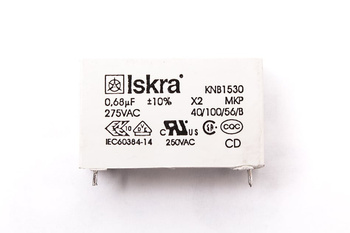 KONDENSATORIUS KNB1530 ISKRA 0.68UF, 275VAC