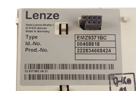EMZ9371BC LENZE ID.-NO.00458818 VALDYMO IR VALDYMO PULTAS