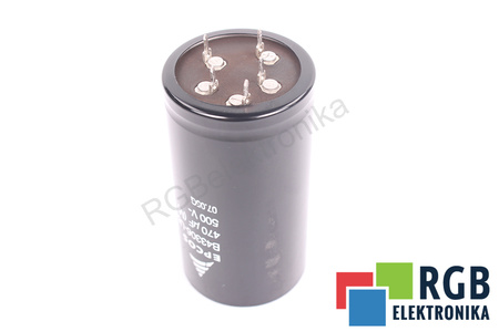 KONDENSATORIUS B43306-U6477-M2 EPCOS 25/070/56 470UF, 500VDC