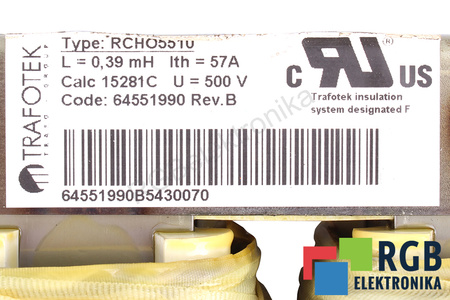 RCHO5510 TRAFOTEK 64551990 DROSSELIS