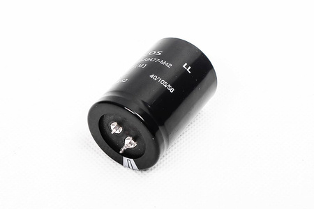 KONDENSATORIUS B43505-A9477-M42 EPCOS 470UF, 400VDC KONDENSATORIUS