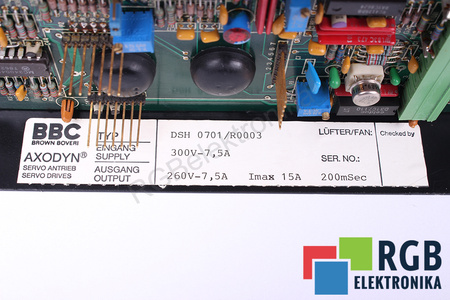DSH0701/R0003 BBC BROWN BOVERI AXODYN