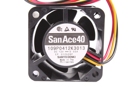109P0412K3013 SANYO DENKI 40X40X28MM, 12V, 0.55A VENTILIATORIUS