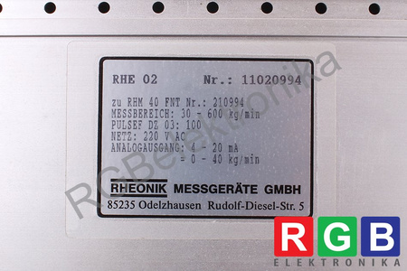 RHE02 RHEONIK 11020994
