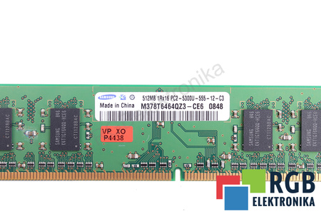 M378T6464QZ3-CE6 SAMSUNG PC2-5300U-555-12-C3