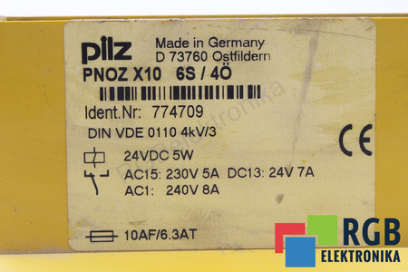 PNOZX10 PILZ 774709 SAUGOS RELĖ