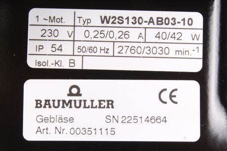 DSO71 BAUMÜLLER FAN SARGYBINIS