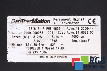 PSC135/6-71-P-PMB-4692 DANAHER MOTION