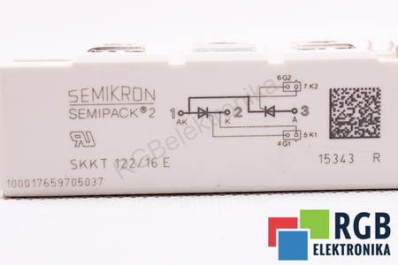 SKKT122/16E SEMIKRON SEMIPACK 2 122A, 1600V