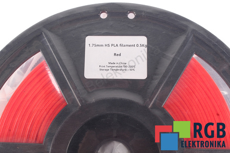 1,75MM HS PLA FILAMENT 0.5KG RED FLASHFORGE