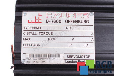 HBMR115C6-88S HAUSER STATORIAUS