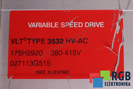 175H2920 DANFOSS VLT3532 HV-AC