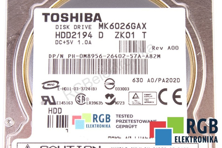 MK6026GAX TOSHIBA 60GB