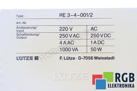 RE3-4-001/2 LUTZE VARIOCOMPACT SAUGOS RELĖ