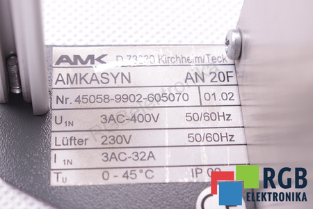AN20F AMK AMKASYN NR. 45058-9902-605070 01.02