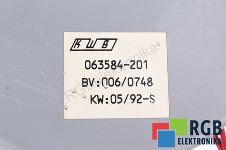 063584-201 KWB SROVĖS TRANSFORMATORIUS
