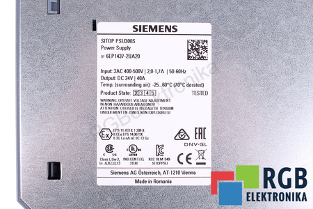 6EP1437-2BA20 SIEMENS SITOP PSU300S
