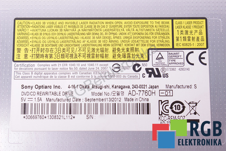 AD-7760H SONY DVD / CD ROM