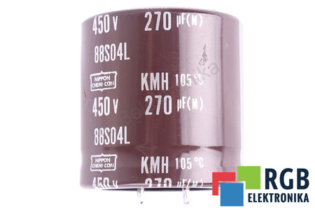 KONDENSATORIUS 88S04L NIPPON 270UF, 450V