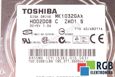 MK1032GAX TOSHIBA