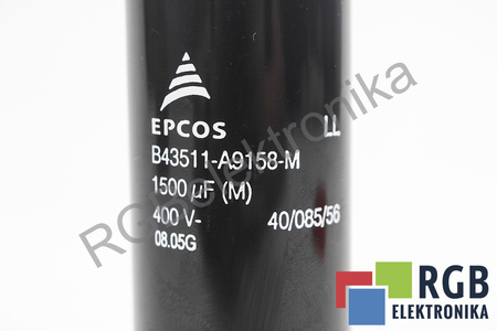 KONDENSATORIUS B43511-A9158-M EPCOS 1500UF, 400VDC