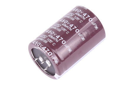 KONDENSATORIUS KMMN168 NIPPON 470UF, 450V KONDENSATORIUS