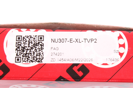 NU307-E-XL-TVP2 FAG 35X80X21 12600RPM, 7900RPM, 35MM, 80MM, 21MM, 76000KN, 63000KN RITININIS GUOLIS
