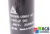 KONDENSATORIUS B43306-U9957-M1 S+M 25/085/56 950UF, 400VDC