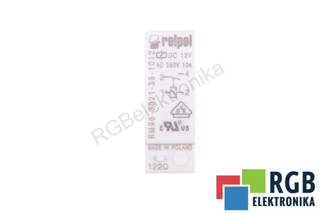 RM96Z-12W RELPOL RM96-3021-35-1012 12VDDC 260VAC 10A ESTAFETĖ