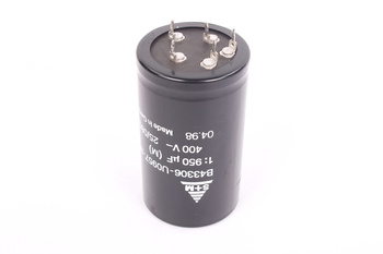 KONDENSATORIUS B43306-U0957-M1 S+M 25/085/56 950UF, 400VDC