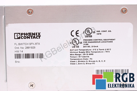 FL SWITCH SFN 8TX PHOENIX CONTACT