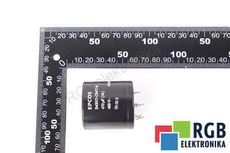 KONDENSATORIUS B43521-C9477-M EPCOS 40/085/56 470UF, 400VDC