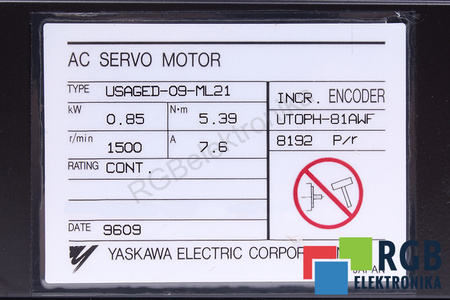 USAGED-09-ML21 YASKAWA STATORIAUS