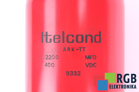 KONDENSATORIUS ARX-TT ITELCOND 400VDC, 2200UF