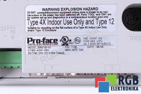 ST403-AG41-24V PRO-FACE 3383102-01