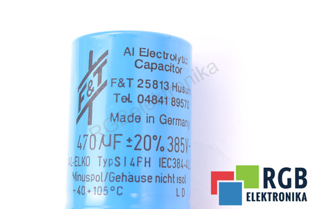 KONDENSATORIUS 470UF 385VDC F&T SI4PH KONDENSATORIUS