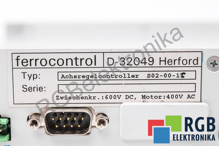 S02-00-1C FERROCONTROL ACHSREGELCONTROLLER