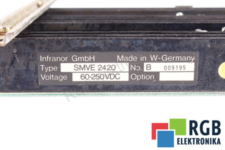 SMVE2420 INFRANOR MESA 0554.51.02 0554.52.02 SUGEDĘS – DALIMS