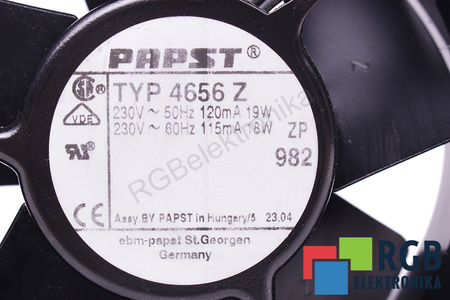 4656Z EBM PAPST 119X119X38MM, 230V VENTILIATORIUS