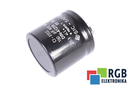 KONDENSATORIUS 150UF 400VCC SIC-SAFCO