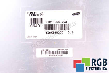 LTM190E4-L03 SAMSUNG LCD MATRICA