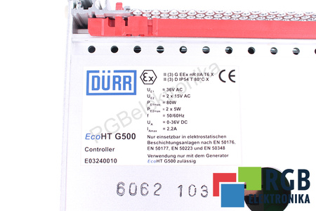 E03240010 DURR ECOHT G500