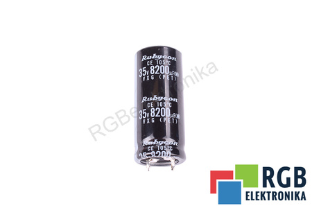 KONDENSATORIUS 0956AW RUBYCON 8200UF, 35V KONDENSATORIUS