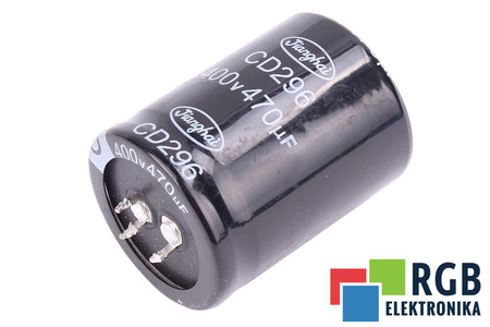 KONDENSATORIUS CD2964 JIANGHAI 470UF, 400V