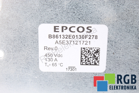 B86132E0130F278 EPCOS A5E37121721