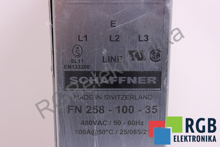 FN258-100-35 SCHAFFNER FILTRAS