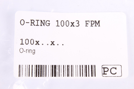 100X3 FPM ORING ŽIEDO PLOMBA