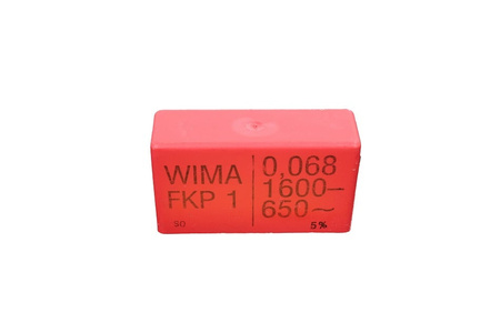 KONDENSATORIUS FKP1 WIMA 0,068, 1600VDC, 650VAC KONDENSATORIUS
