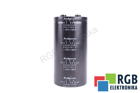KONDENSATORIUS 9000UF 200V RUBYCON CEB KONDENSATORIUS