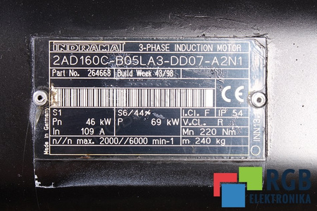 2AD160C-B05LA3-DD07-A2N1 INDRAMAT R911264668